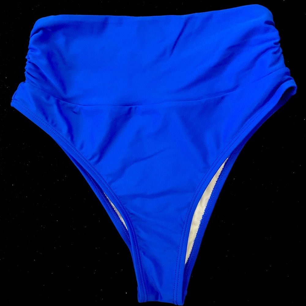 Royal Blue High Waisted Bikini Bottom Adult Small